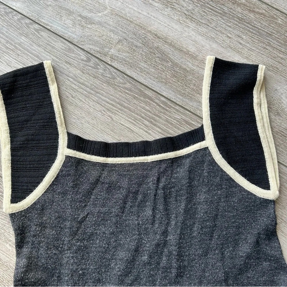 Bamboo Wool Blend Draped Tank Sweater - Picture 11 of 11